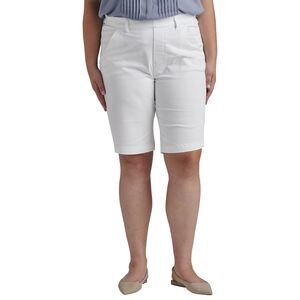 Jag Jeans Plus Size Maddie Bermuda White 16W (37.5"" Waist) 11